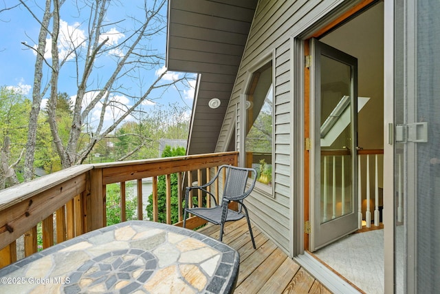 view of deck