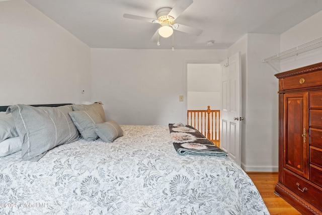 1841 Lenox Rd, Schenectady, NY 12308 - bedroom with light wood-style floors and a ceiling fan