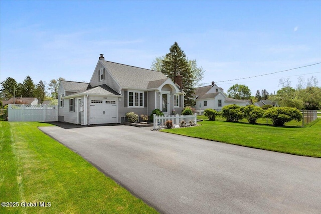 view of front of home with driveway and a garage
