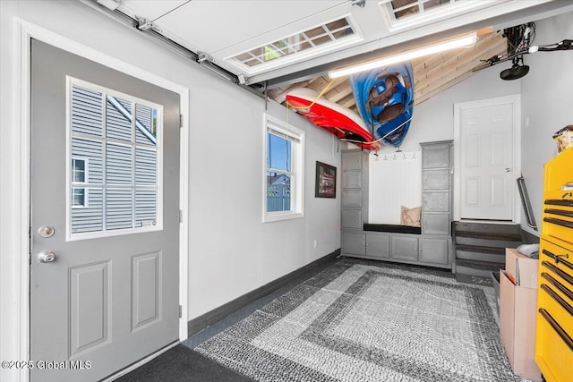 interior space with baseboards