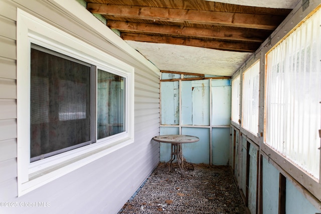 127 John St, Hudson Falls, NY 12839 - unfurnished sunroom with vaulted ceiling