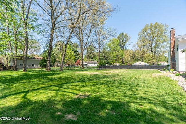view of yard