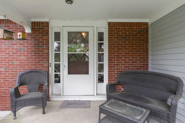 15 Oak Tree Ln, Colonie, NY 12309 - doorway to property featuring brick siding