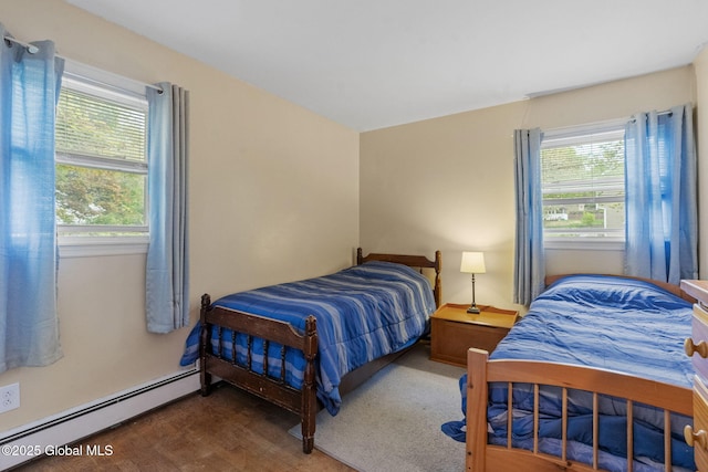 15 Oak Tree Ln, Colonie, NY 12309 - bedroom with a baseboard radiator and wood finished floors
