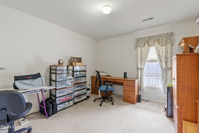 office with carpet floors