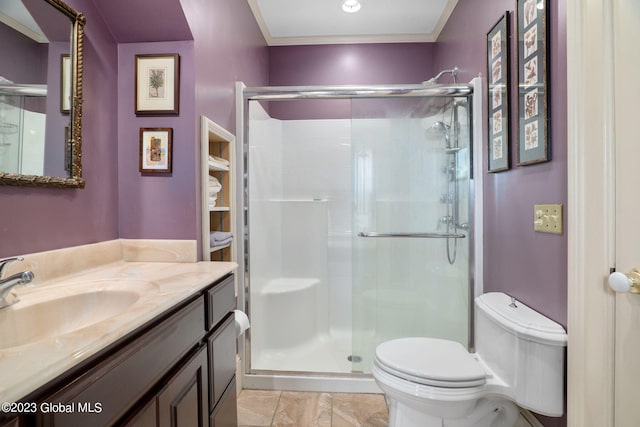 6510 State Route 10, Seward, NY 13459 - full bath featuring a shower stall, toilet, and vanity