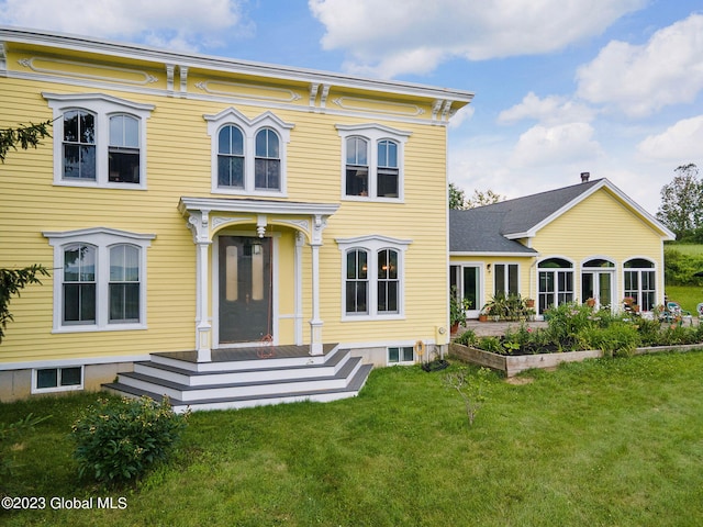 6510 State Route 10, Seward, NY 13459 - rear view of property featuring a lawn