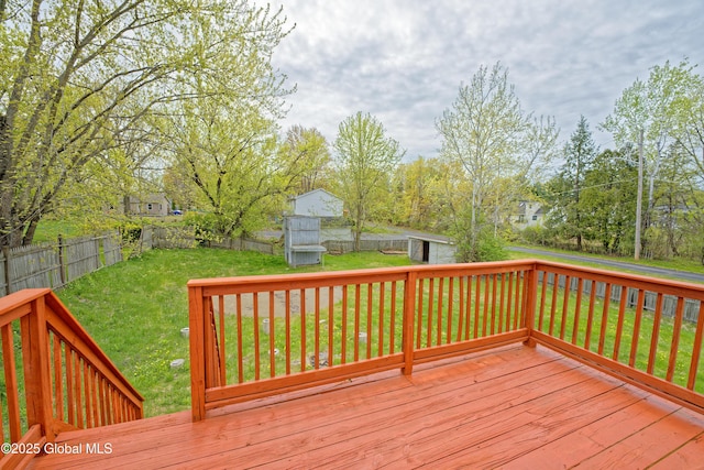view of deck