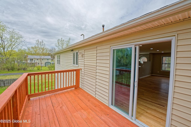 view of deck