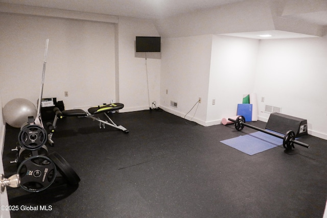 5 Moon Dr, Saratoga Springs, Inside, NY 12866 - workout area featuring baseboards