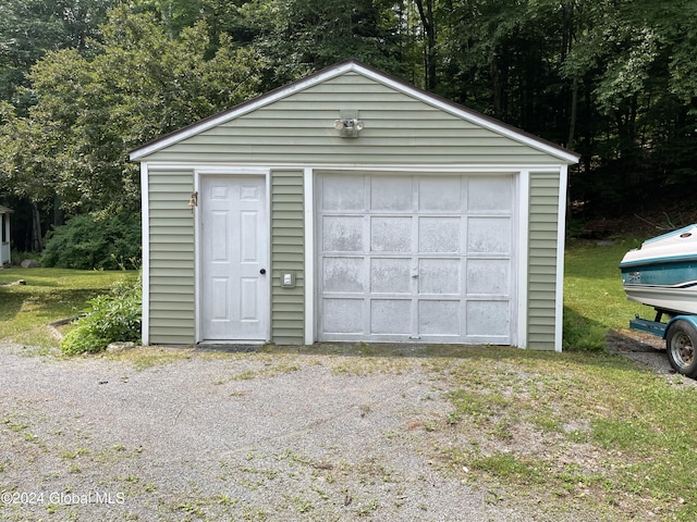 166 Finkle Rd, Bolton, NY 12814 - view of detached garage