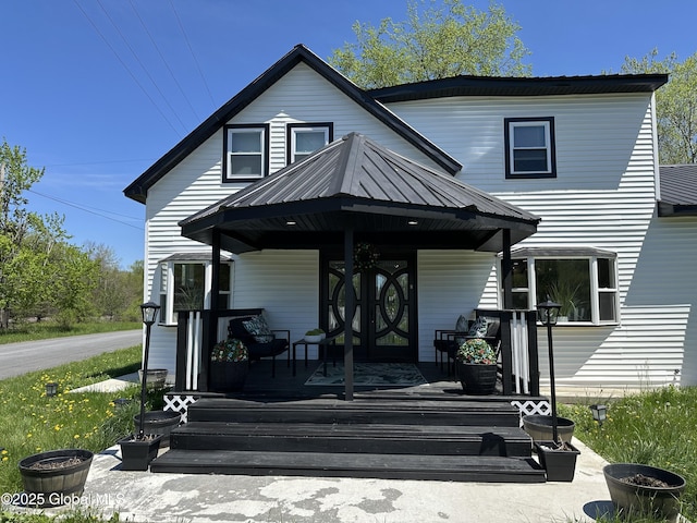 111 Rose St, Delanson, NY 12053 - view of front of house featuring a porch