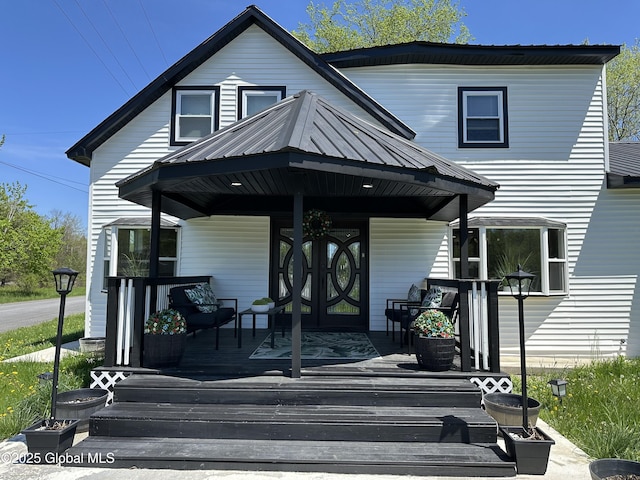 111 Rose St, Delanson, NY 12053 - view of front of property with covered porch