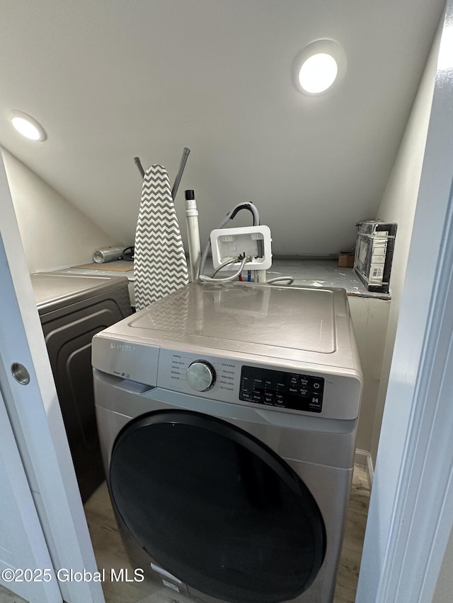 111 Rose St, Delanson, NY 12053 - laundry room with washing machine and dryer