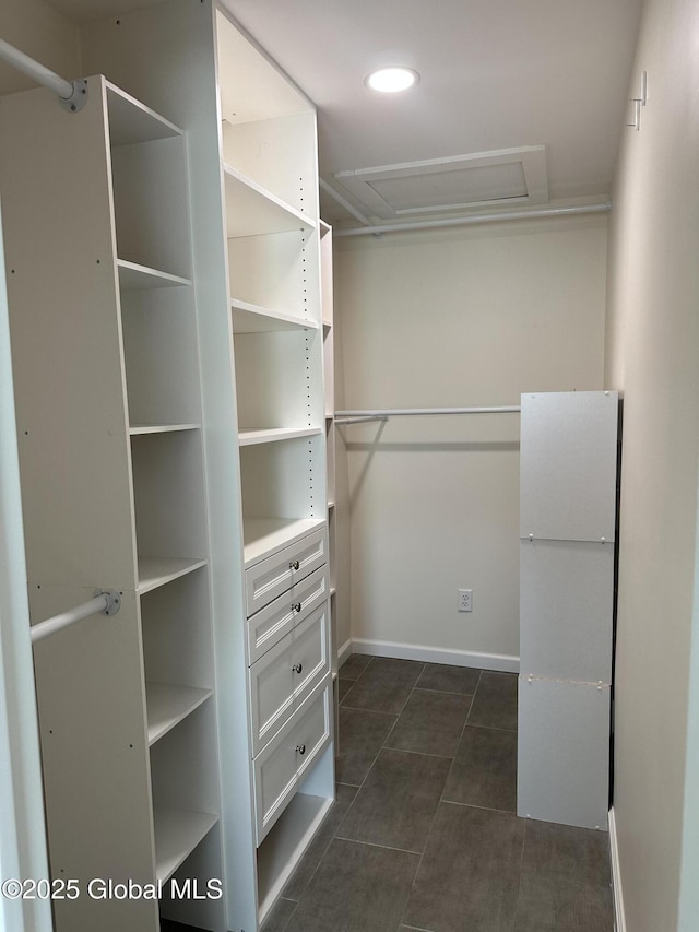 111 Rose St, Delanson, NY 12053 - walk in closet with dark tile patterned flooring