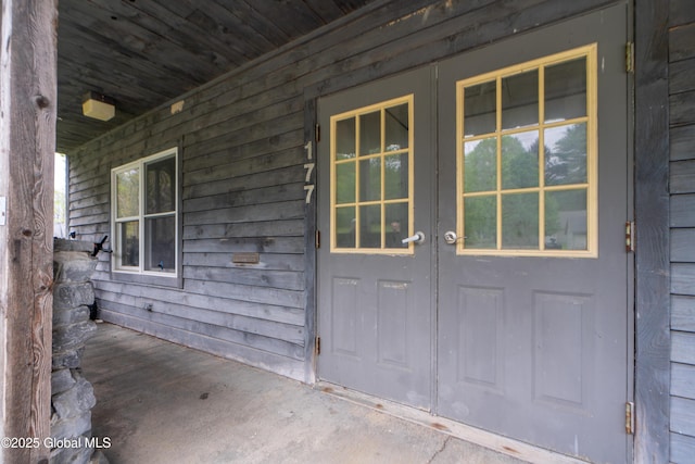 177 County Highway 155, Mayfield, NY 12025 - entrance to property featuring french doors