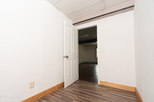 177 County Highway 155, Mayfield, NY 12025 - empty room featuring wood finished floors, baseboards, and baseboard heating