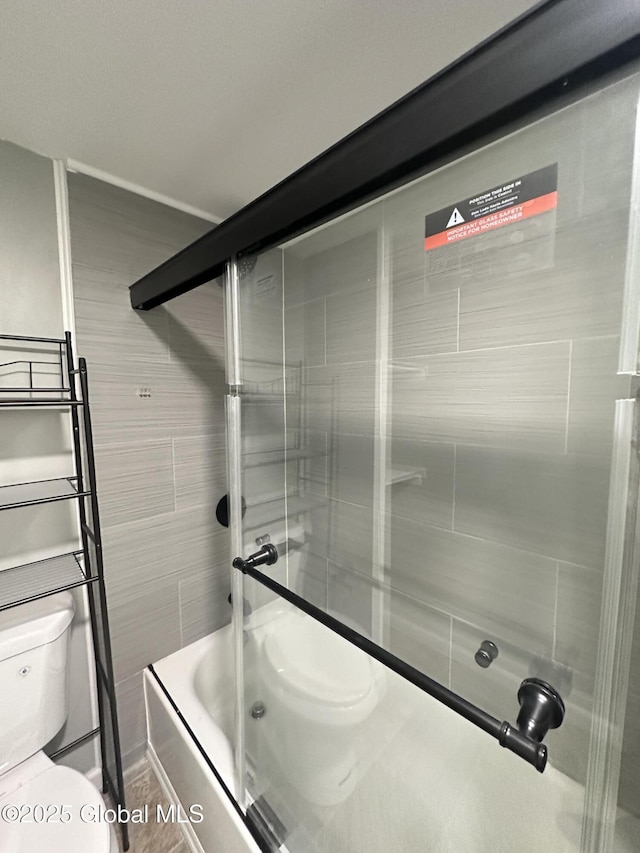 6 Alvey St, Schenectady, NY 12304 - full bath with toilet and bath / shower combo with glass door