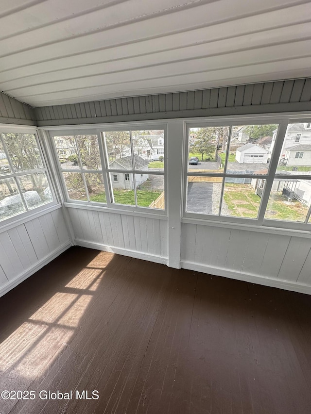 6 Alvey St, Schenectady, NY 12304 - unfurnished sunroom with wood-type flooring