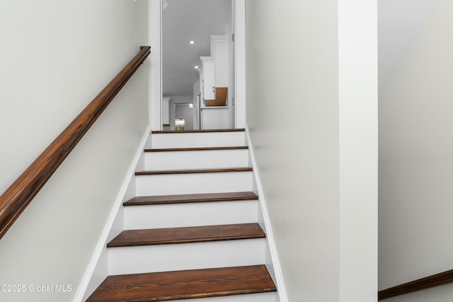 view of stairs