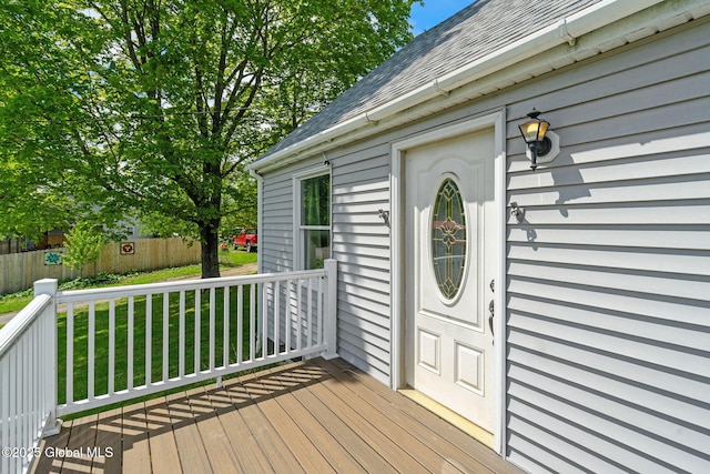 18 Main St, Berne, NY 12059 - deck featuring a lawn
