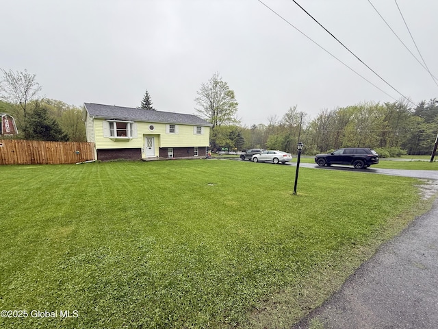 view of yard