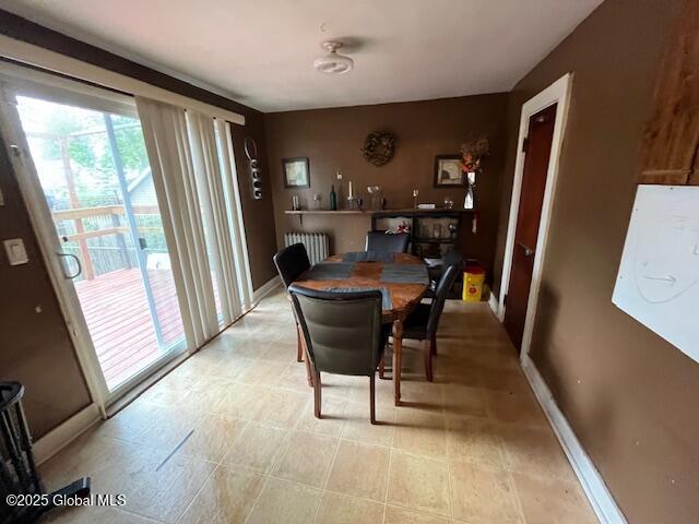 3 Tulip St, Rotterdam, NY 12306 - dining area featuring radiator