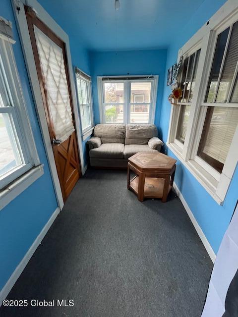 3 Tulip St, Rotterdam, NY 12306 - sitting room featuring baseboards and carpet flooring