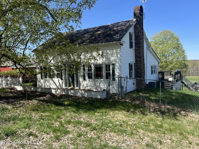 2299 Coach Rd, Argyle, NY 12809 - view of property exterior featuring a chimney