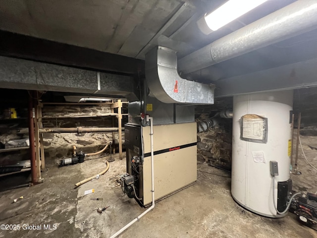 2299 Coach Rd, Argyle, NY 12809 - utilities with electric water heater and heating unit