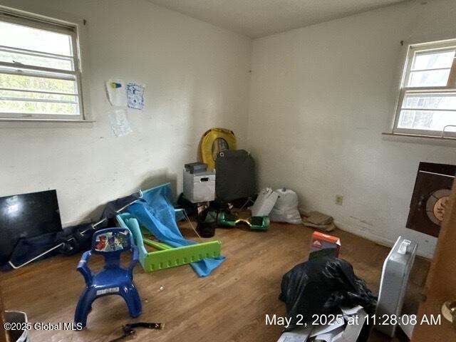 misc room featuring wood finished floors