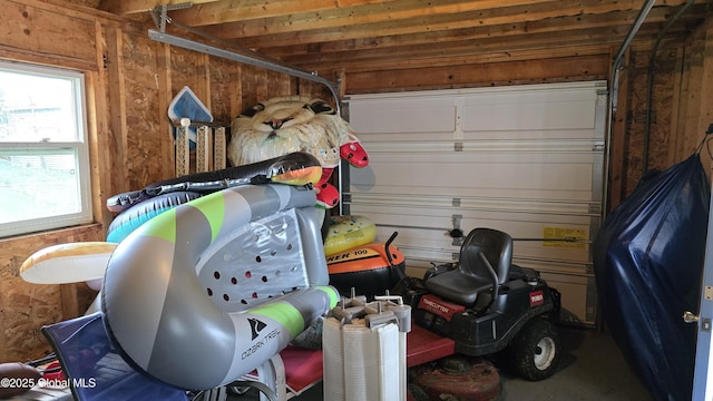 505 Elm Ave, Bethlehem, NY 12158 - garage featuring wooden walls