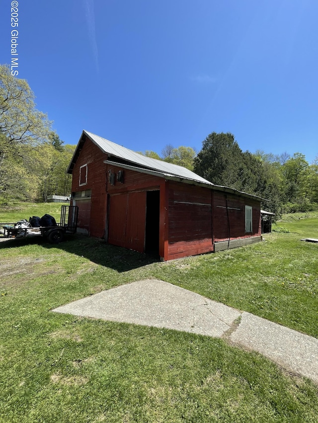 1054 Vly Smt, Cambridge, NY 12834 - view of barn with a lawn