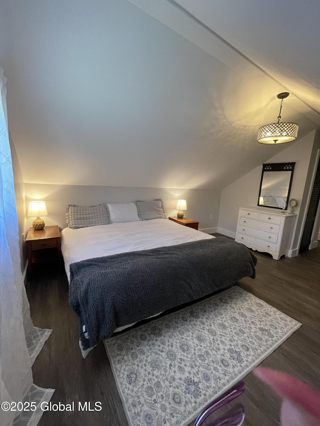 1054 Vly Smt, Cambridge, NY 12834 - bedroom with wood finished floors, lofted ceiling, and baseboards