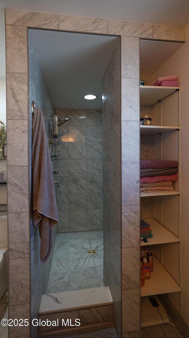 138 Church St, Saratoga Springs, Inside, NY 12866 - bathroom featuring tiled shower