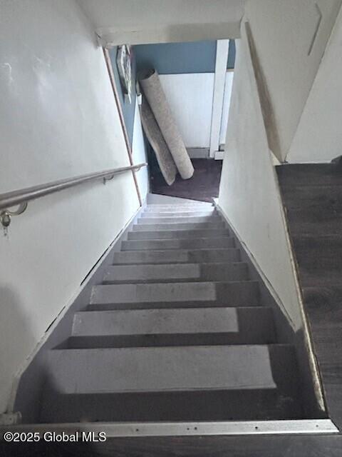 436 Lower Main St, Fort Edward, NY 12839 - stairs featuring wood finished floors