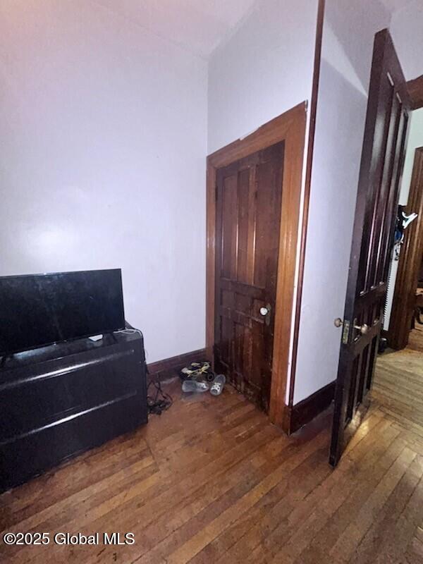 436 Lower Main St, Fort Edward, NY 12839 - hallway featuring hardwood / wood-style flooring and baseboards