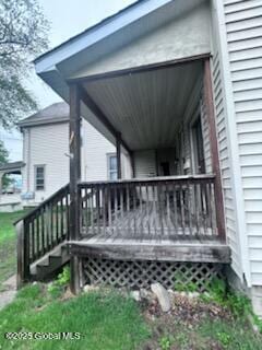 436 Lower Main St, Fort Edward, NY 12839 - view of wooden terrace