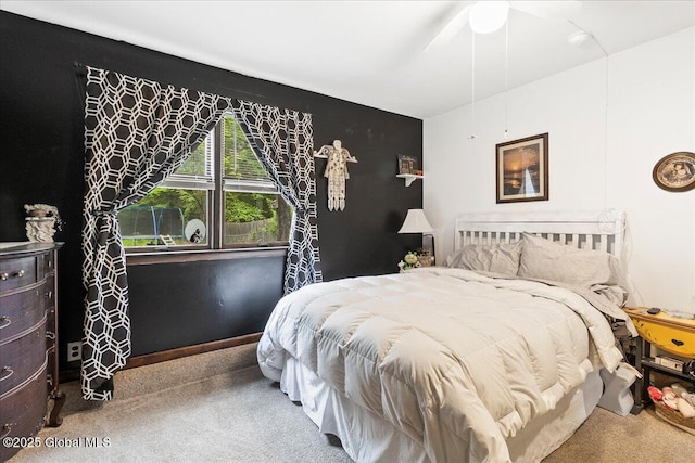 5131 Fairground Ave, Ballston Spa, NY 12020 - bedroom with carpet floors and a ceiling fan