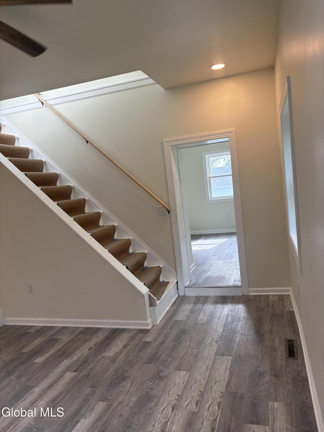 4632 State Highway 30, Broadalbin, NY 12010 - stairs featuring wood finished floors and recessed lighting