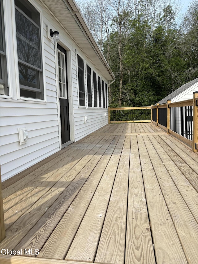 4632 State Highway 30, Broadalbin, NY 12010 - view of wooden terrace