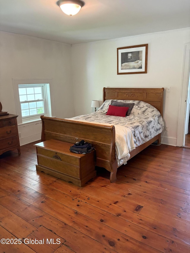 353 Truax Rd, Amsterdam, NY 12010 - bedroom featuring hardwood / wood-style floors and baseboards