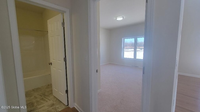 35 Sally St, Halfmoon, NY 12118 - hallway featuring baseboards