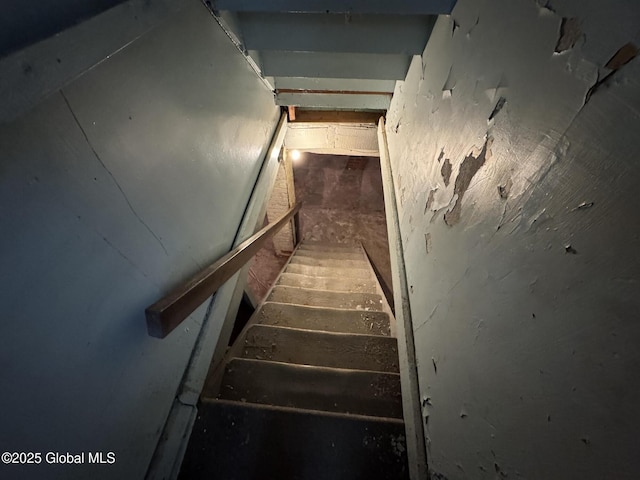 view of stairs