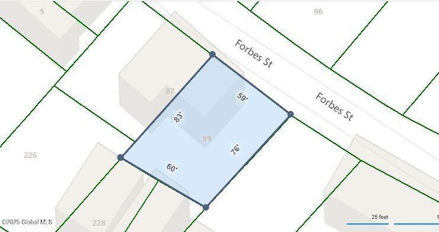 89 Forbes St, Amsterdam, NY 12010 - parcel map