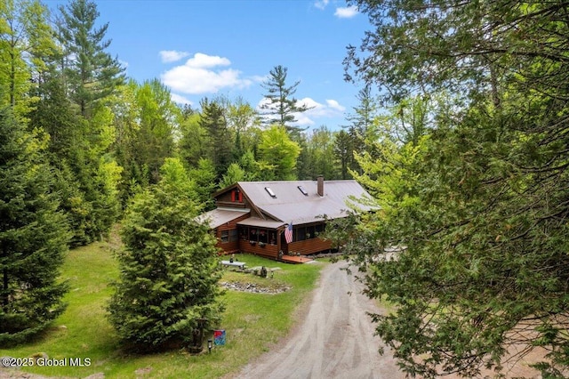 152 Sweenie Fields Rd, Schroon Lake, NY 12870 - view from above of property