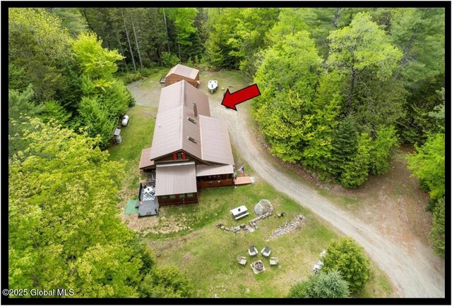 152 Sweenie Fields Rd, Schroon Lake, NY 12870 - view from above of property featuring a forest