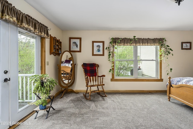 19 Karen St, Warrensburg, NY 12885 - carpeted bedroom with baseboards