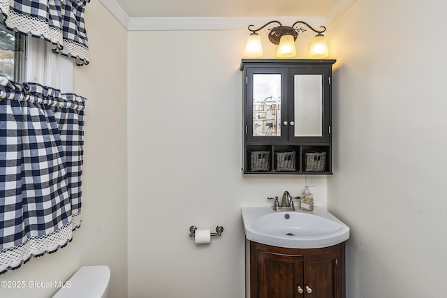 19 Karen St, Warrensburg, NY 12885 - half bathroom with toilet and vanity