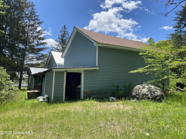 30 Prospect St, Warrensburg, NY 12885 - view of side of property with metal roof